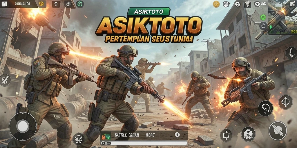 Tampilan mendebarkan dari gameplay ASIKTOTO yang penuh aksi.