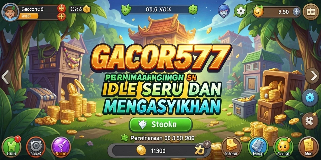 Tampilan gameplay GACOR577 yang mendebarkan dan penuh warna.