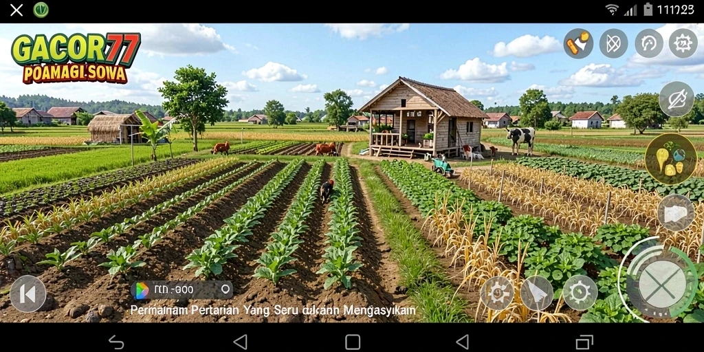 Tampilan gameplay seru dan interaktif dalam GACOR77 saat bertani.