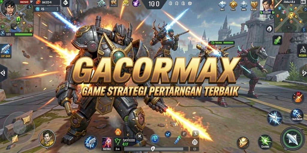 Tampilan gameplay menegangkan dalam GACORMAX.