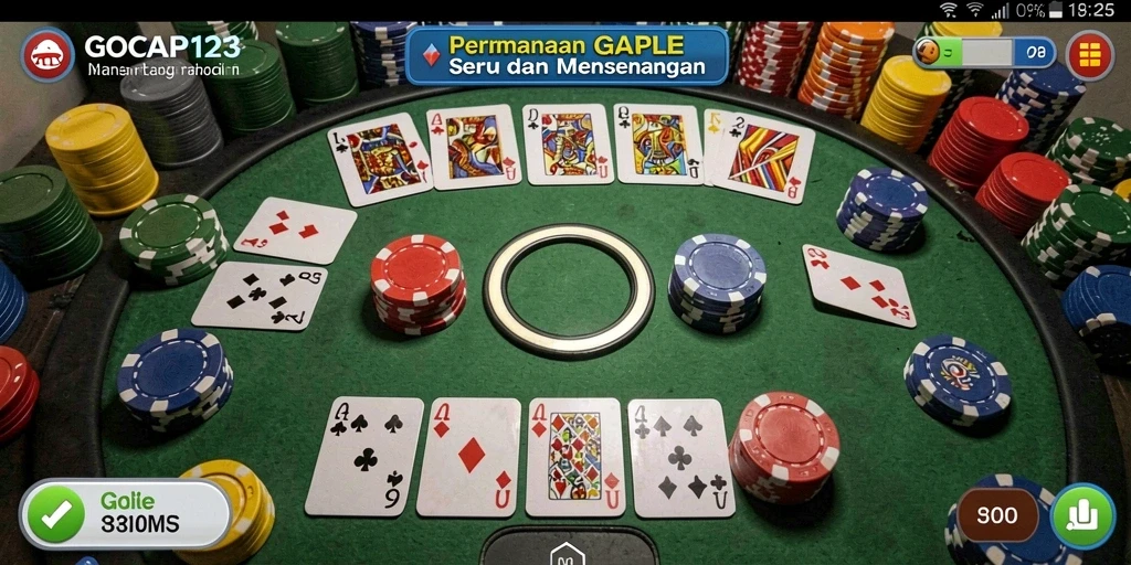 Tampilan gameplay GOCAP123 yang seru dan interaktif.