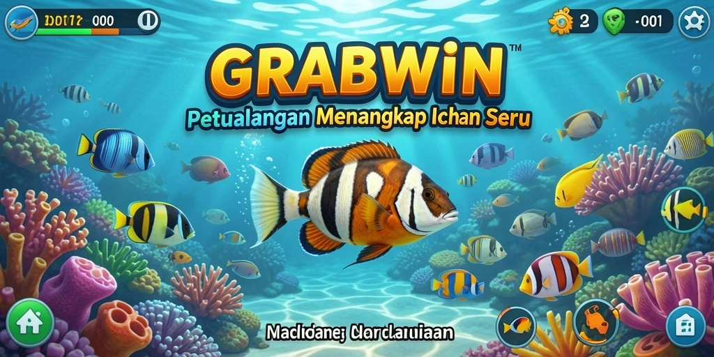 Tangkapan ikan yang besar dan indah di GRABWIN.