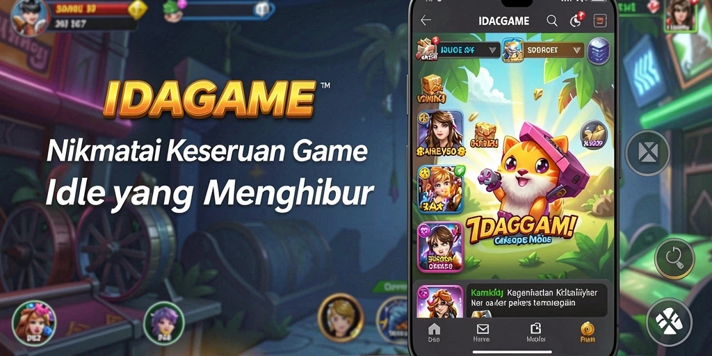 Tampilan gameplay IDAGAME yang mengasyikkan dan menarik.