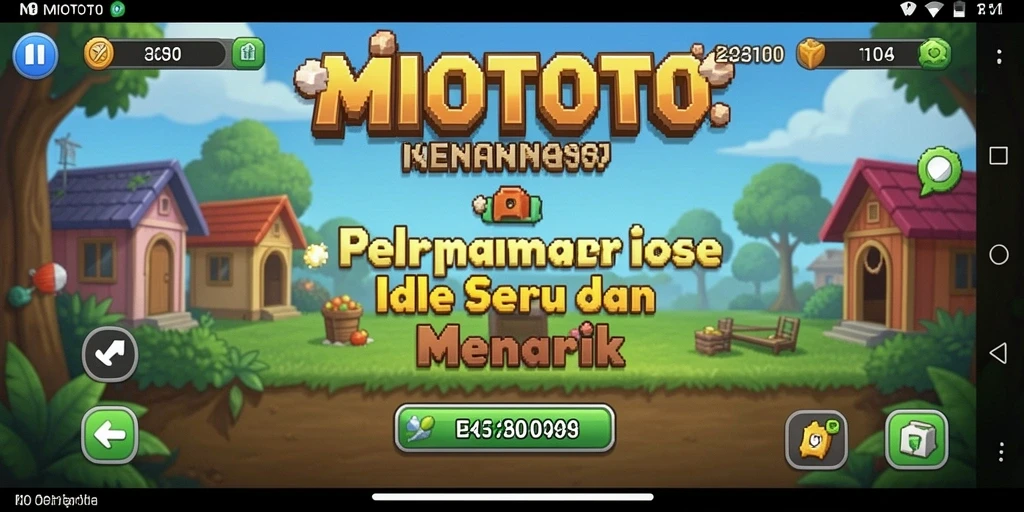 Tampilan gameplay MIOTOTO yang menarik dan penuh warna.