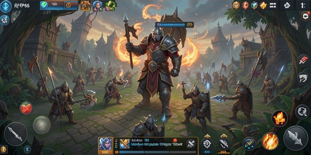 Screenshot menampilkan aksi pertempuran sengit dalam RP66.