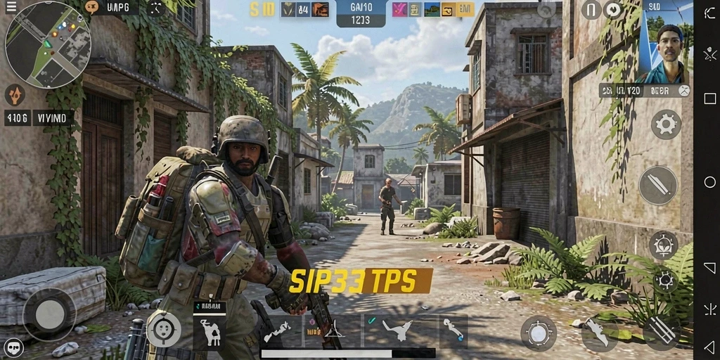 Screenshot utama SIP33 menampilkan intensitas gameplay TPS yang mendebarkan.
