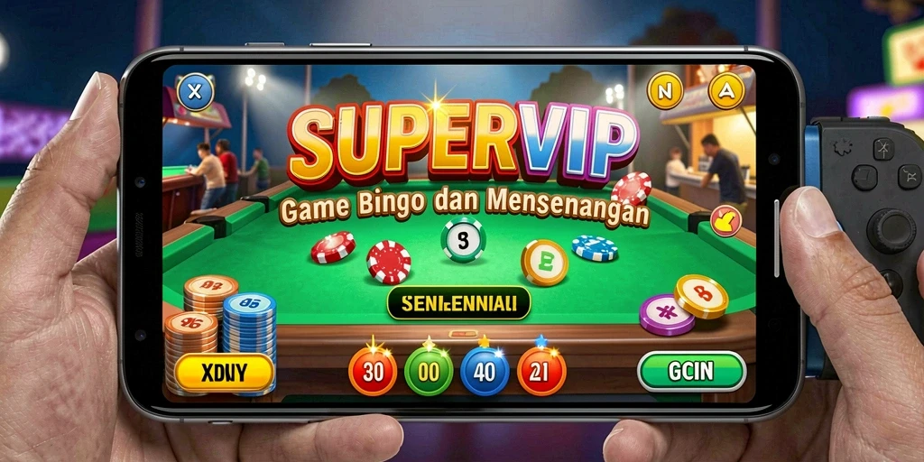 Gameplay seru dan penuh tantangan di SUPERVIP Bingo.