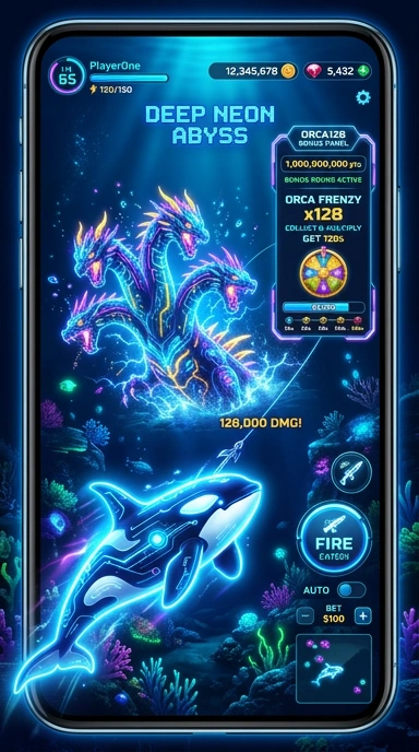 Tampilan antarmuka orca128 yang intuitif.